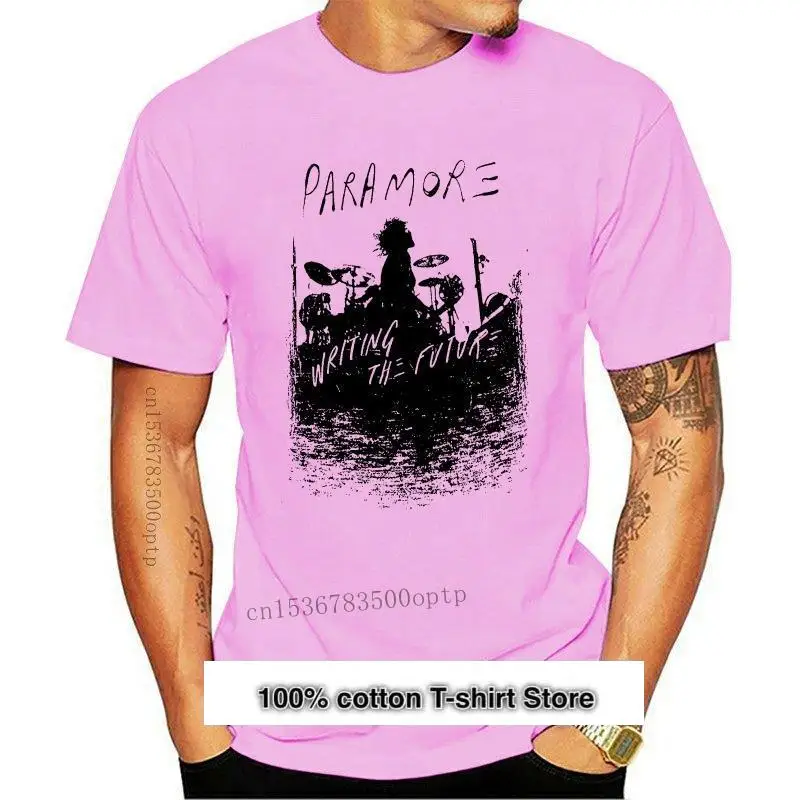 

Camiseta holgada con cuello de banda para hombre y mujer, camiseta de moda de verano, nueva