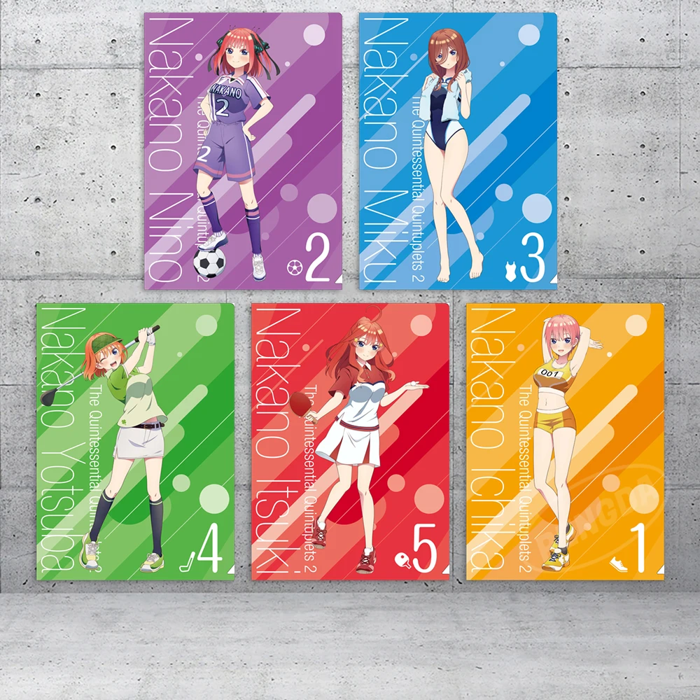 

Canvas The Quintessential Quintuplets Paintings Wall Art Nakano Nino Home Decor Poster Anime Prints Modular Pictures Living Room