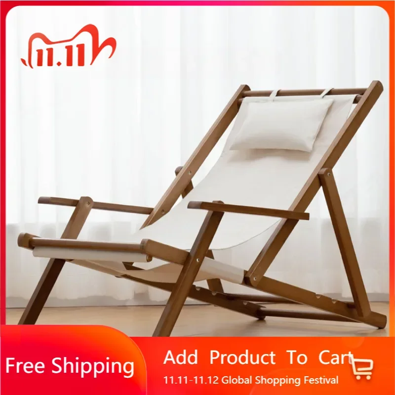 

Folding Recliner Beach Chairs Camping Terrace Living Room Outdoor Beach Chairs Lounge Arm Kamp Sandalyesi Patio Furniture QF50OC