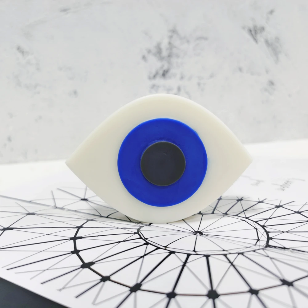 

Home Candle Decor Greek Blue Evil Eye Candle Mold Spooky Creepy Unique Eyeball Silicone Mold