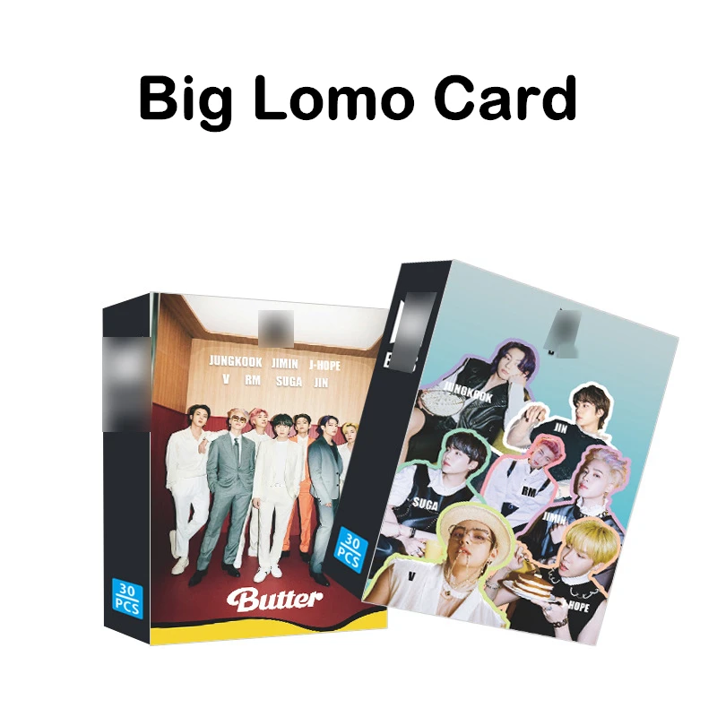 

Оптовая продажа Kpop Idol 30 шт./кор. Bangtan Boys масляный Большой альбом Lomo открытки для фотографий почтовые открытки Поклонники подарок Lomo открытки ...