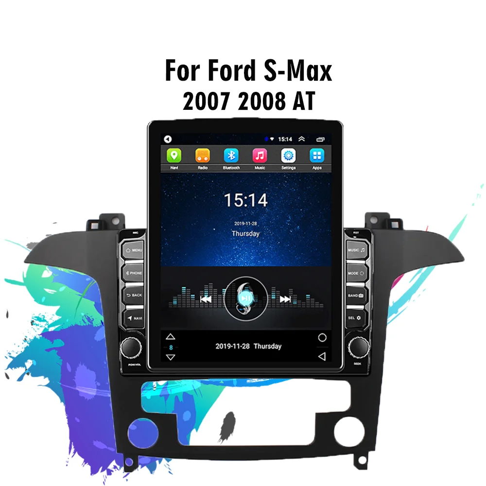

2 Din 9.7" Tesla Screen 4G Carplay Autoradio For Ford S-Max 2007-2015 AT Car Multimedia Player GPS Navigator Android Stereo