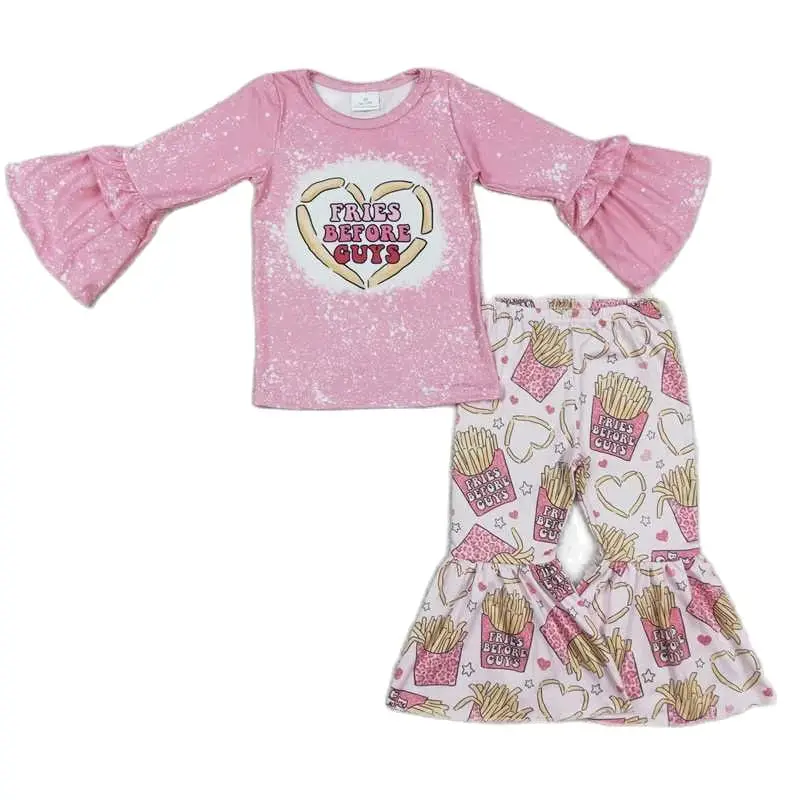 

Girls Fries Pink Mesh Long Sleeve Trouser Suit