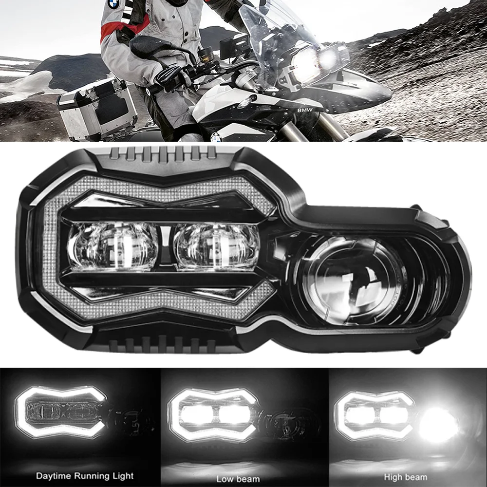 

LED Projector Headlight Headlamp Angle eye Daytime running light For BMW F700GS F700 F800GS Adv F800 GSA headlight 2013-2018