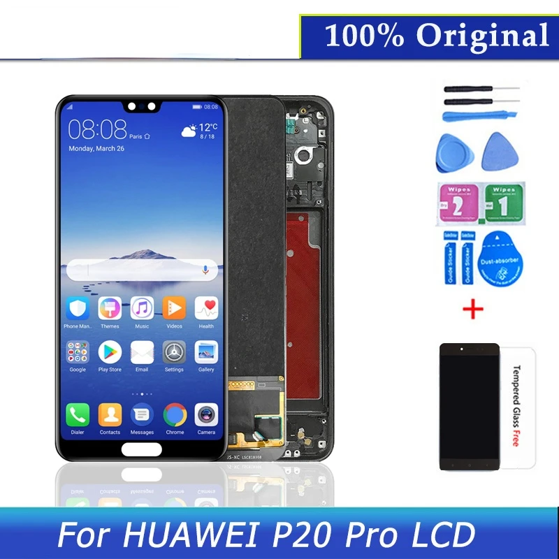 

100% Original 6.1'' OLED Display For Huawei P20 Pro LCD Touch Screen Digitizer Assembly CLT-L09 CLT-L29 CLT-AL01 Repair Parts