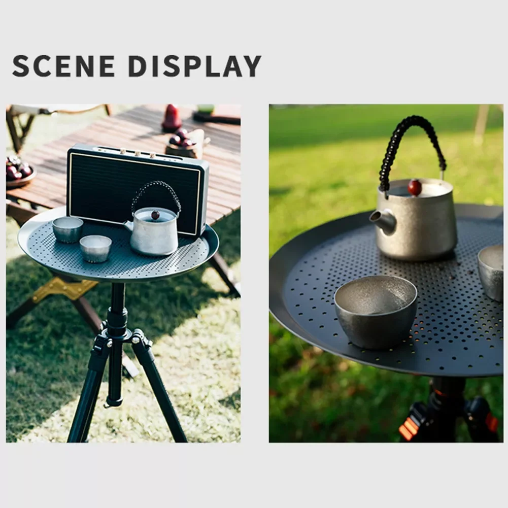 

Ultralight Mini Table Aluminum Alloy Waterproof Food Drink Tray Tea Coffee Table for Camping Picnic Accessories