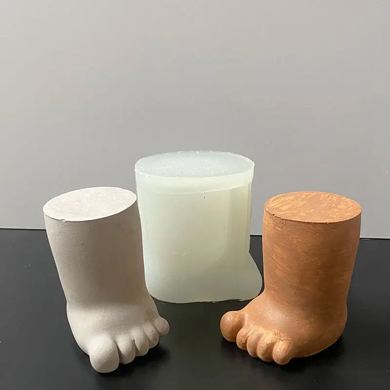 Симпатичная силиконовая форма для детских рук ножек свечей украшения шоколада