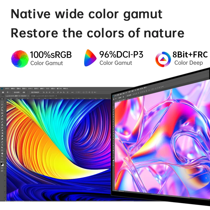 Портативный монитор VCHANCE 16 дюймов 2 5 K 144 Гц 1000 нит 100% sRGB