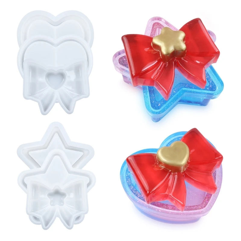 

Silicone Mold For Drop Crystal Candy Jar Storage Box Ornaments Epoxy Resin