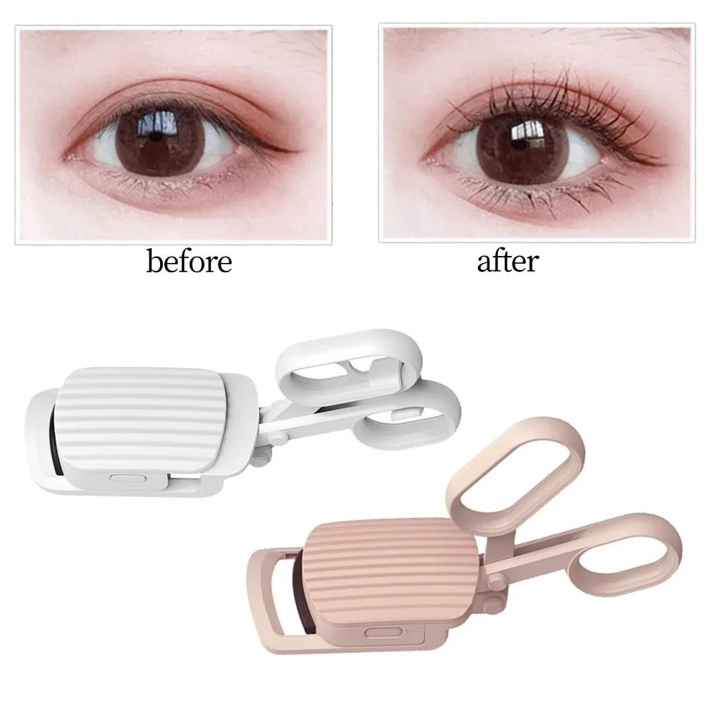 

Beauty Curling Tool Natural Curling Makeup Tool Eyelash Curling Clip Electric Heated Eyelash Curler Eyelashes Auxiliary