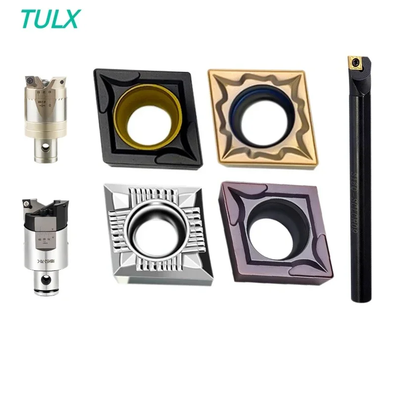 

OUIO CCMT 060204 CCMT09T3 CCMT1204 Твердосплавная вставка CCMT Твердосплавные токарные твердосплавные вставки Ccmt0602 RBH Расточная вставка Лезвие с ЧПУ