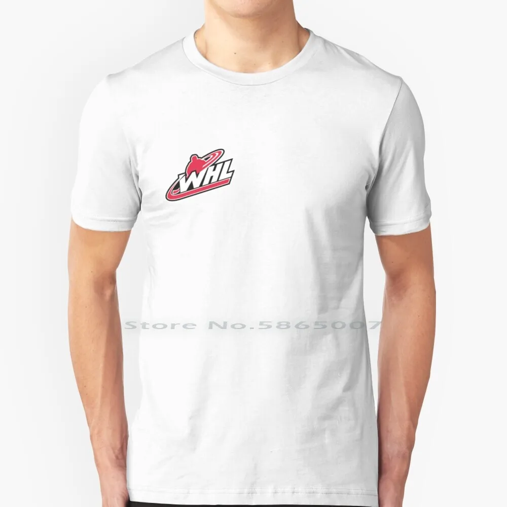 Футболка с символикой Западной хоккейной лиги-клуба 100% хлопок Whl для хоккея