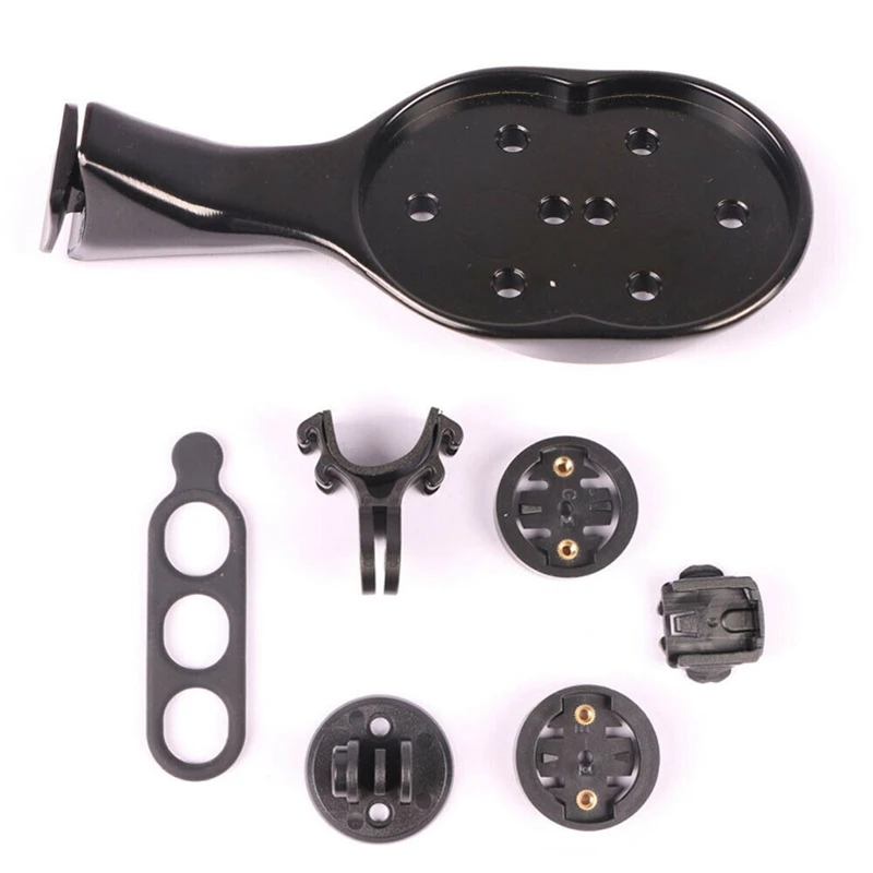 

Cnc Aluminum Alloy Bicycle Handlebar Odometer Bracket Suitable For Garmin Igs Bicycle Accessories