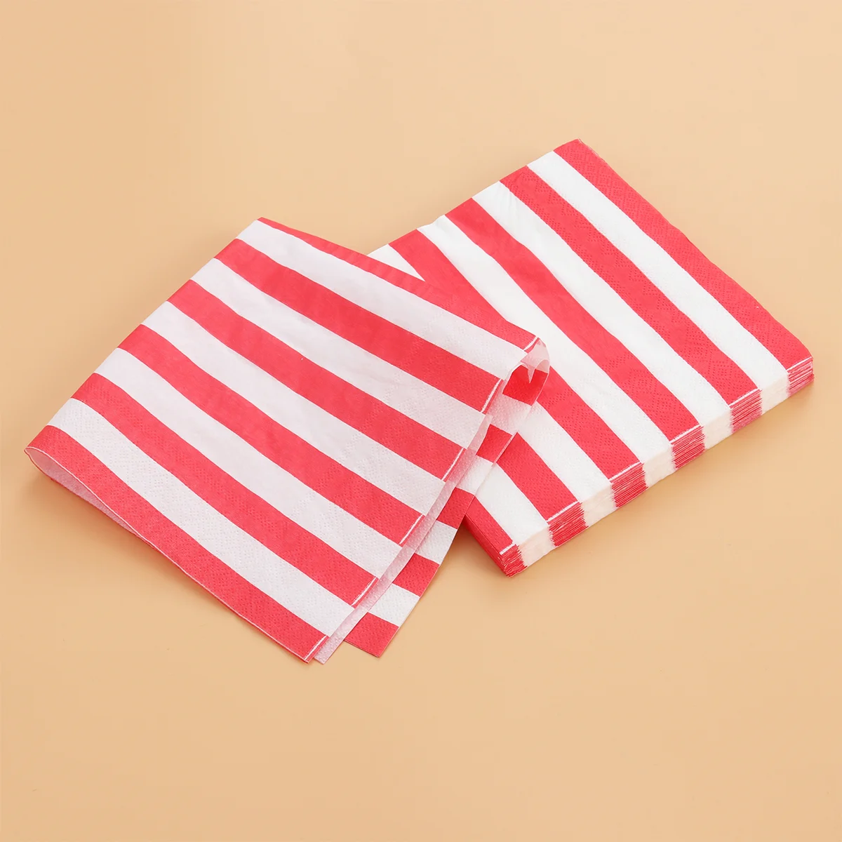 

20 PCS Red Striped Paper Baby Shower Napkins Wedding Napkins Dinner Napkins Paper Decorative Napkins Celebration Napkins