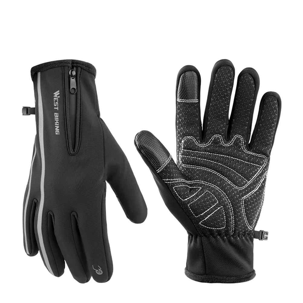 

1 Pair Sports Touch Screen Riding Warm Mitts Full Finger