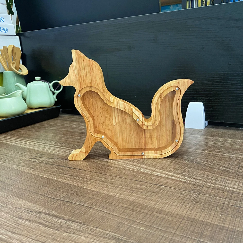 Милый копилка в виде динозавра свиньи кота рыбы медведя животных для монет