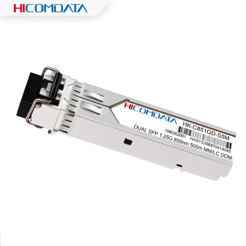 1.25Gb Mini Gbic 850nm 500m Fiber SFP Transceiver Module Gigabit Multimode Duplex LC DDM Compatible INTEL/Cisco/ Switch