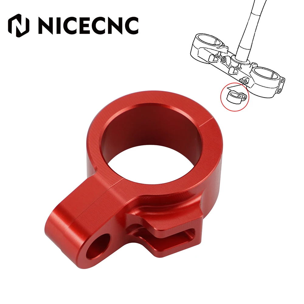 NICCECNC Front Brake Cable Hose Guide For Honda CR 125 250R 500R 80R CRF 150R 250 450 X XR 45468-KS7-830 Motorcycyle Accessories