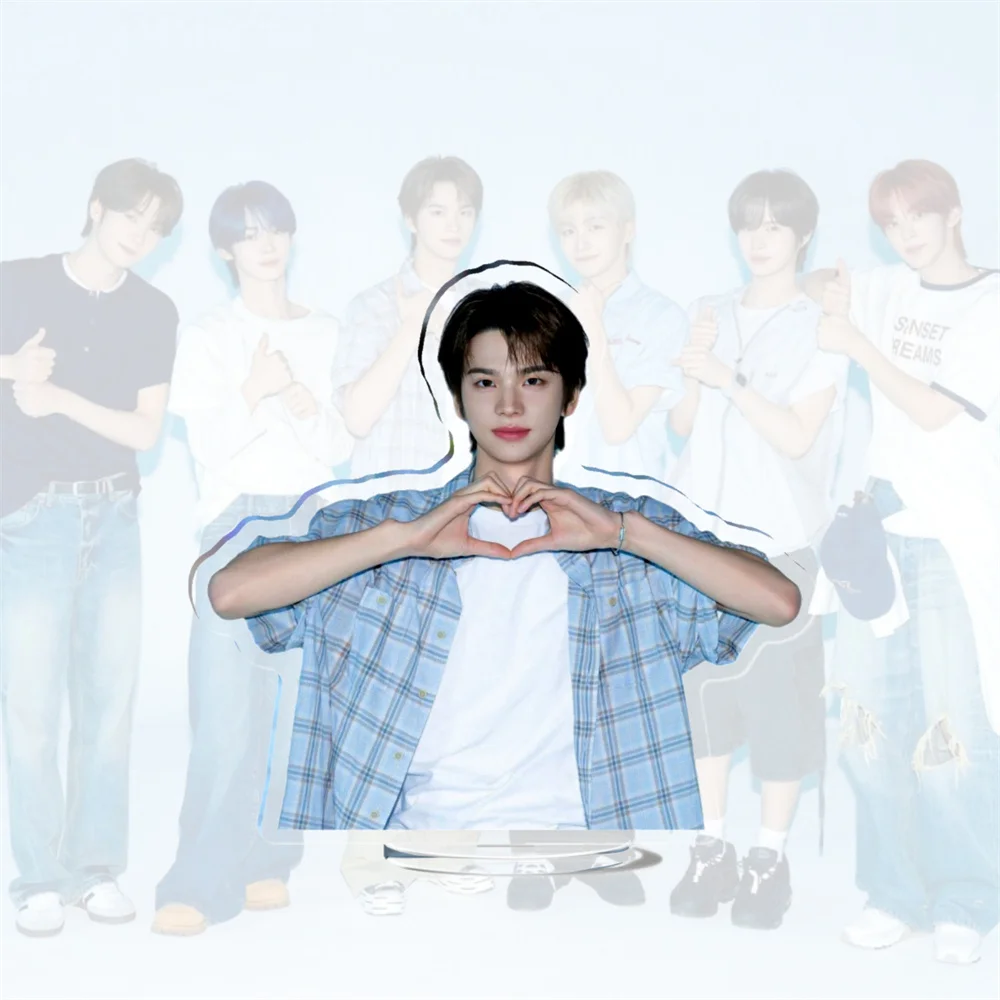 Фото Акриловая фигурка-стенд для косплея группы 10CM Boys, SHINYU DOHOON YOUNGJAE HANJIN JIHOON KYUNGMIN, двусторонняя подставка, подарок для фанатов. №4