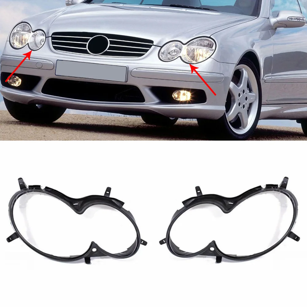 

Пара левая/правая фара, прокладка фары для Mercedes Benz W209 CLK 2003-2009