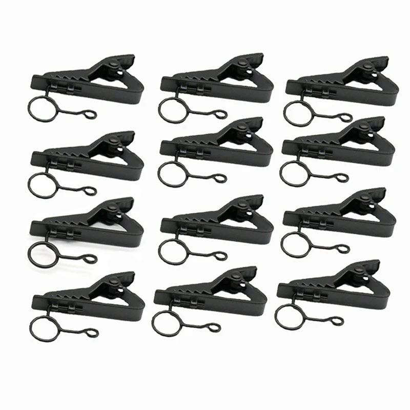 

5pcs Microphone Clip Tie Clip Mic Lapel Collar Clip Protable Clip For MP3 Phone