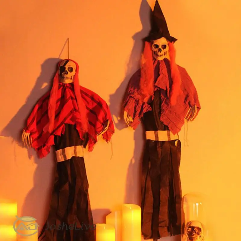 

Праздничный кулон, украшения для мертвой тела, реалистичные украшения для Хэллоуина в помещении, реквизит в виде скелета, не легко разорвать фотообои, украшение