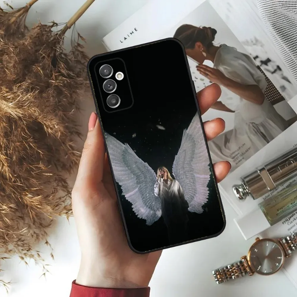 Чехол для телефона Singer R-Renee Rapp Samsung S24 23 22 30 21 10 9 Ultra Plus Lite FE 5G черный мягкий чехол