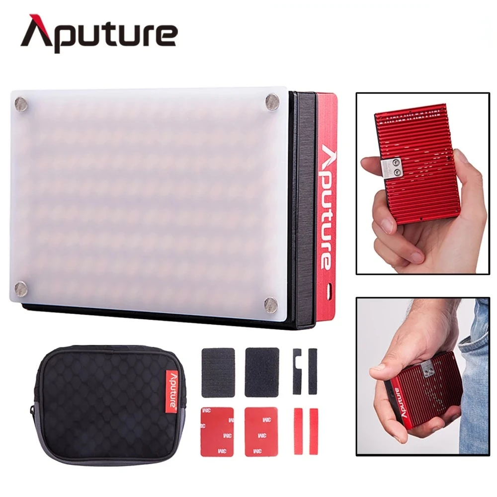 

Aputure AL-MX LED Video Light Color Temperature 2800-6500k TLCI/CRI 95+ On Camera Fill Light Pocket Sized Tiny LED Lighting