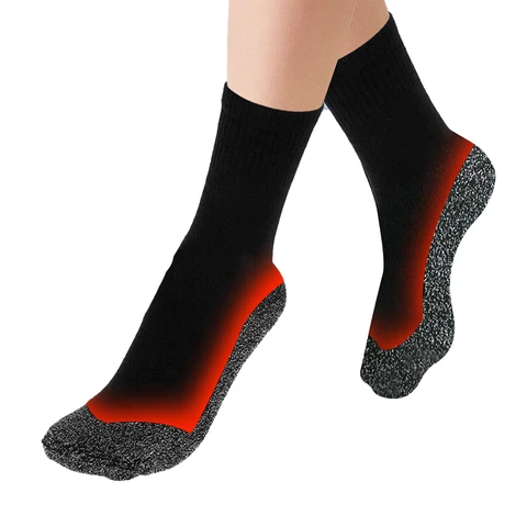 Зимние теплые термоноски для мужчин и женщин, Супермягкие удобные толстые носки с алюминиевым покрытием, изолированные носки для холодной погоды