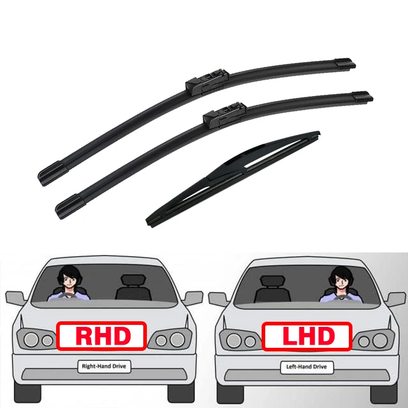 

Комплект передних и задних щеток стеклоочистителя для Subaru Impreza XV GK GT 2017-2021 Crosstrek Hybrid e-BOXER, щетка для лобового стекла