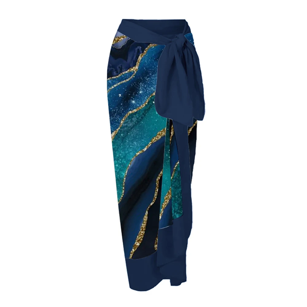 Marble Print One Piece Swimsuit Fashion Colorblock Bikinis Women's Swimming Suit Sexy Lacing Up Swimwear Beachwear Slim 2023 New