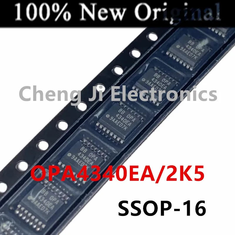 

5PCS/Lot OPA4340EA OPA4340EA/2K5 SSOP-16 New original operational amplifier chip OPA4340UA SOIC-14