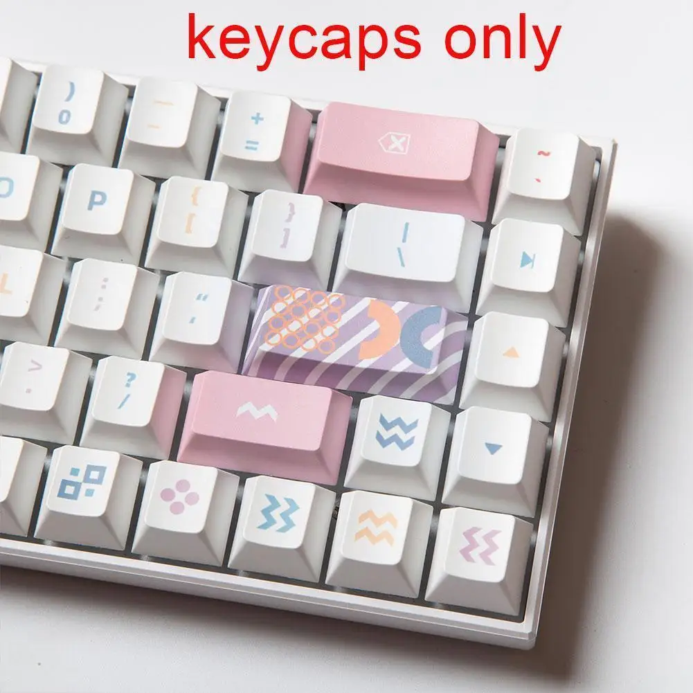 

Pbt Keycap 125 Keys Profile Dye-sub Personalized Keycaps For Mechanical Keyboard 61 64 84 108 Layout F1f0