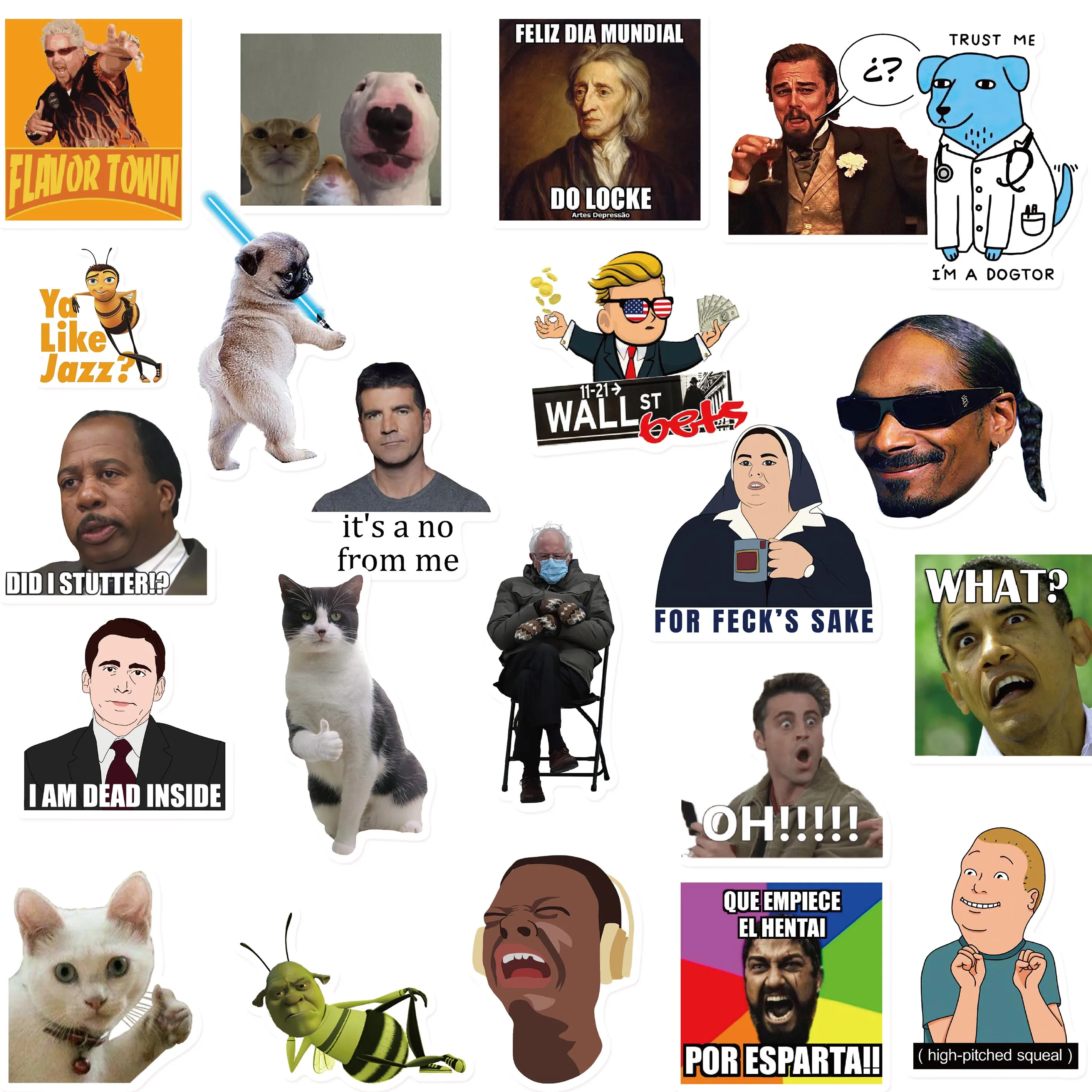 Смешные стикеры для автомобилей 10/50/100/150 шт