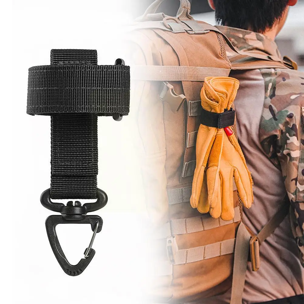 

Multipurpose Glove Hook Military Fan Outdoor Tactical Glove Gloves Storage Camping Buckle Buckle Hanging Adjust Climbing Ro L9c9