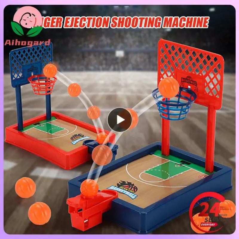 

Children Toys Plastic Parent-child Interaction Table Catapult Shooting Machine Easy To Operate Exercise Fingers Mini Basketball