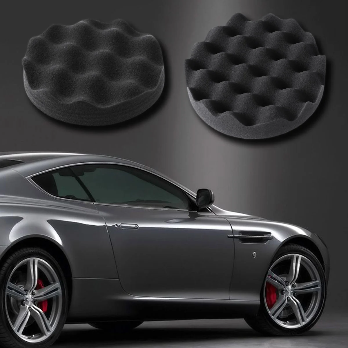 

2 5" Waxing Foam Pads Car Cleansing Tool Applicator Pads for Glass Car Maintenance