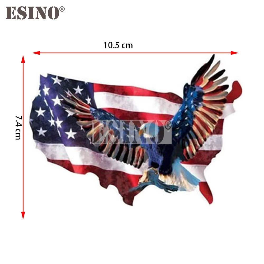 Автомобильный Стайлинг креативный Флаг США американский флаг летающая карта