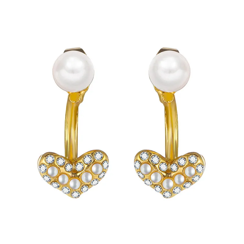 

Pearl Rhinestones Earring for Women Bohemian Simple Jewelry Accessories