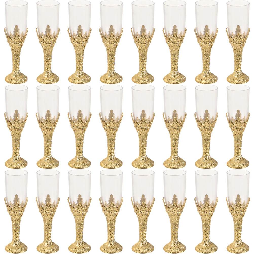 

24pcs Candy Storage Organizers Plastic Candy Boxes Goblet Shape Storage Boxes Wrapping Boxes