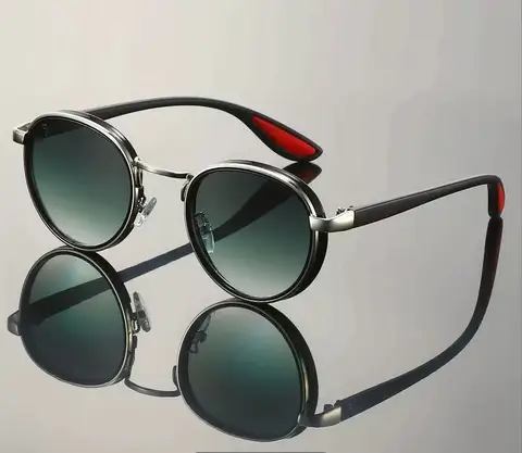 Винтажные круглые солнцезащитные очки unisex