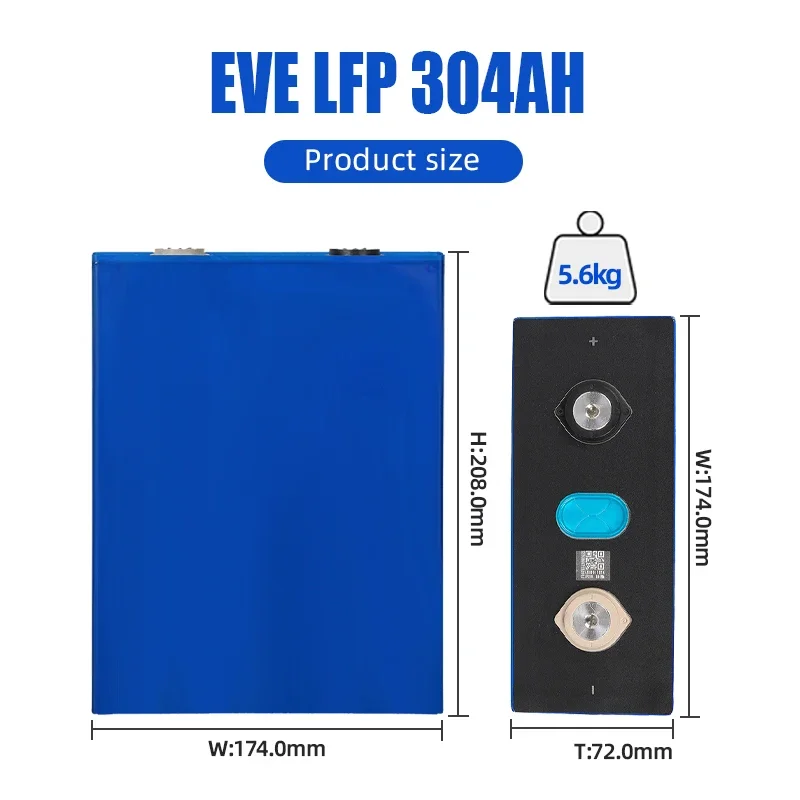 Польша Lifepo4 Батарея 15 5 кВтч EVE304 GradeA + 3 0 Seplos BMS Наборы без активного