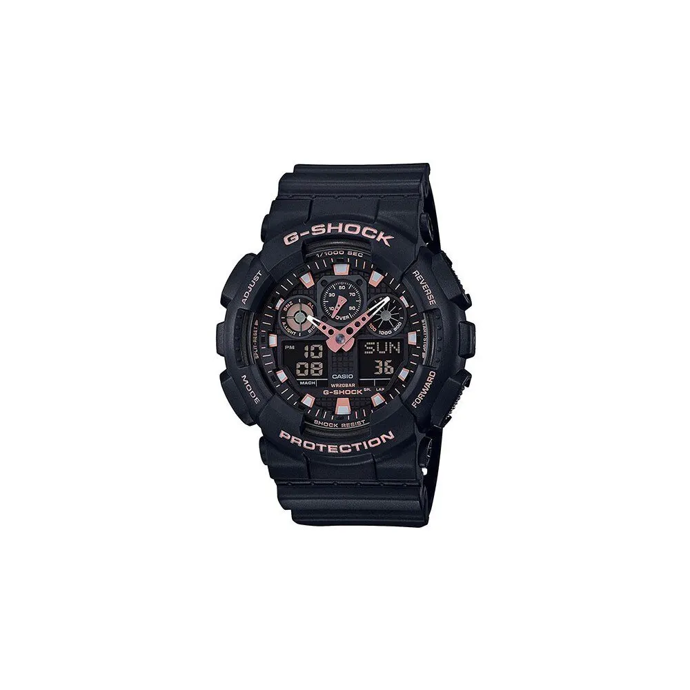 Часы Casio G-SHOCK GA-100GBX-1A4 – оригинальные мужские кварцевые наручные часы с