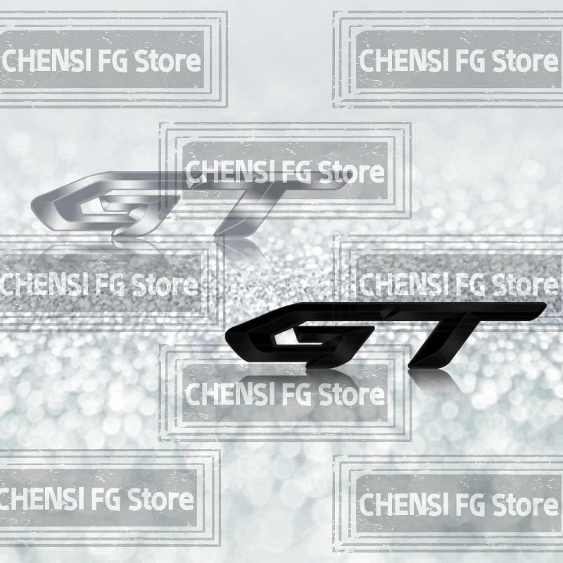 3D металлический сплав GT значок на решетку для Hyundai Tucson Elantra Sportage Sorento Peugeot 208 KIA