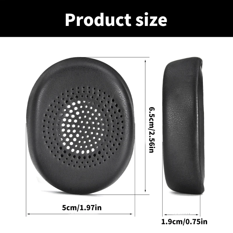 Мягкие амбушюры из пены с эффектом памяти совместимые Jabra Evolve2 30 SE MS UC подушечки