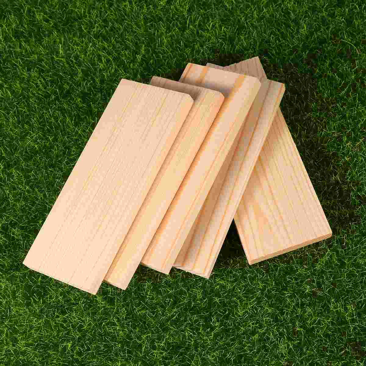 

20 Pcs Wood Planks Craft Photo Backdrop Board Wooden Blocks Crafts Small Carving Blanks DIY Cubes