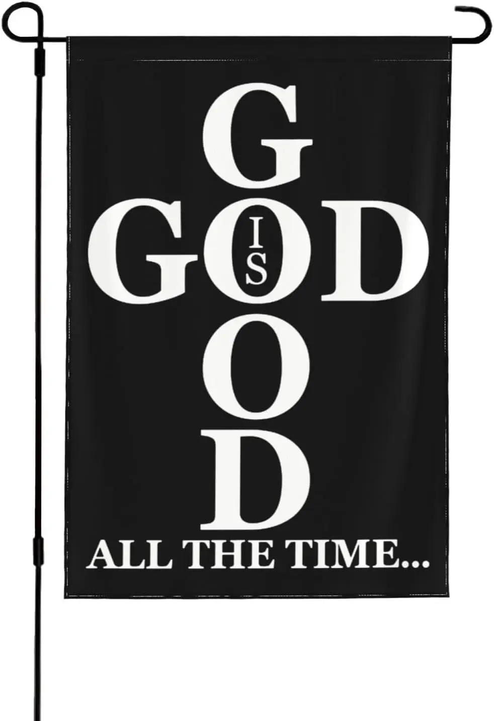 Бог хорошо все время садовый флаг двухсторонний осенний забавный праздничный