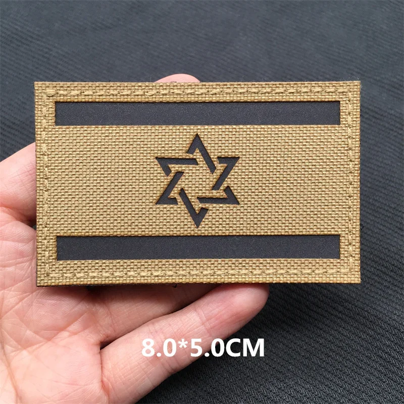 Нашивки с национальными флагами ИК-светоотражающие тактические нашивки на