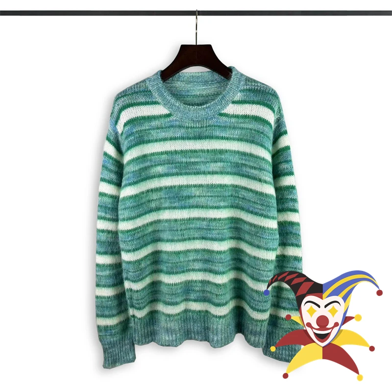 

2023fw Marni Mohair Striped Jacquard Sweater Men Women 1:1 Best Quality Oversize Casual Sweatshirts
