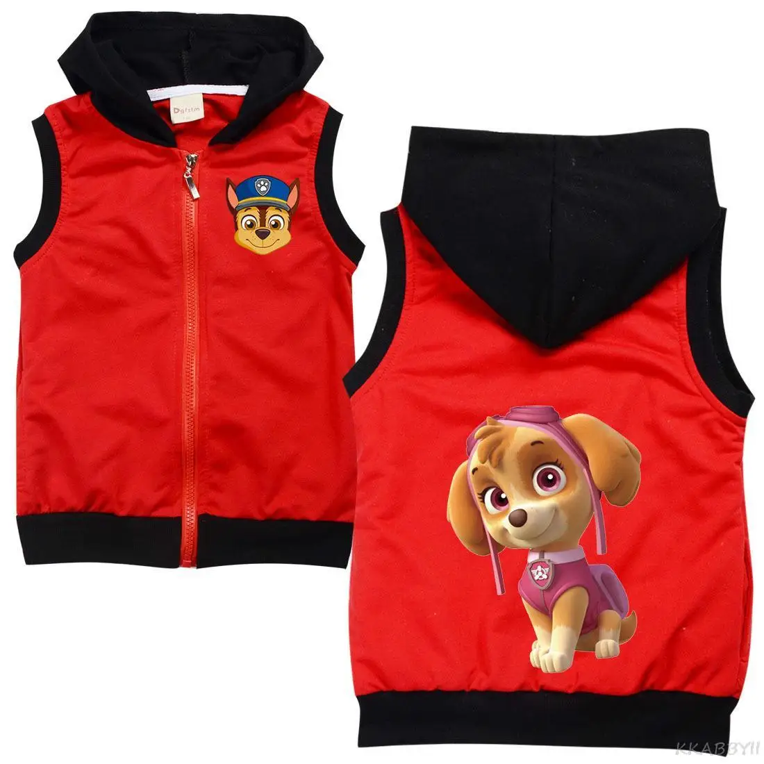 Детские куртки без рукавов с принтом Щенячий патруль